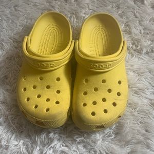 Yellow Crocs